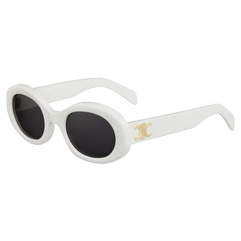 celine sunglasses triomphe white|celine usa.